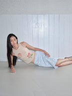 【THE PORTA】ROSE SLEEVELESS TOP - 2 colors