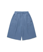 【niceghostclub】bermuda sweat shorts [ blue / black / grey ]