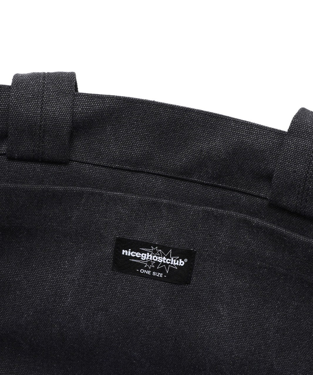 【niceghostclub】[x soulpusssy cat]ghostsoulgirl tote bag [Black / Burgundy]