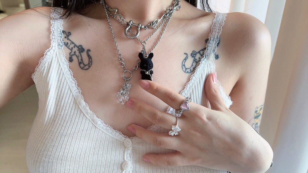 【3amgang】PINK HEART ANGEL RING
