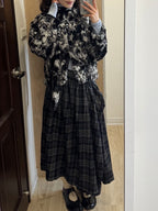 【Flare up】Scarf Fur Jacket