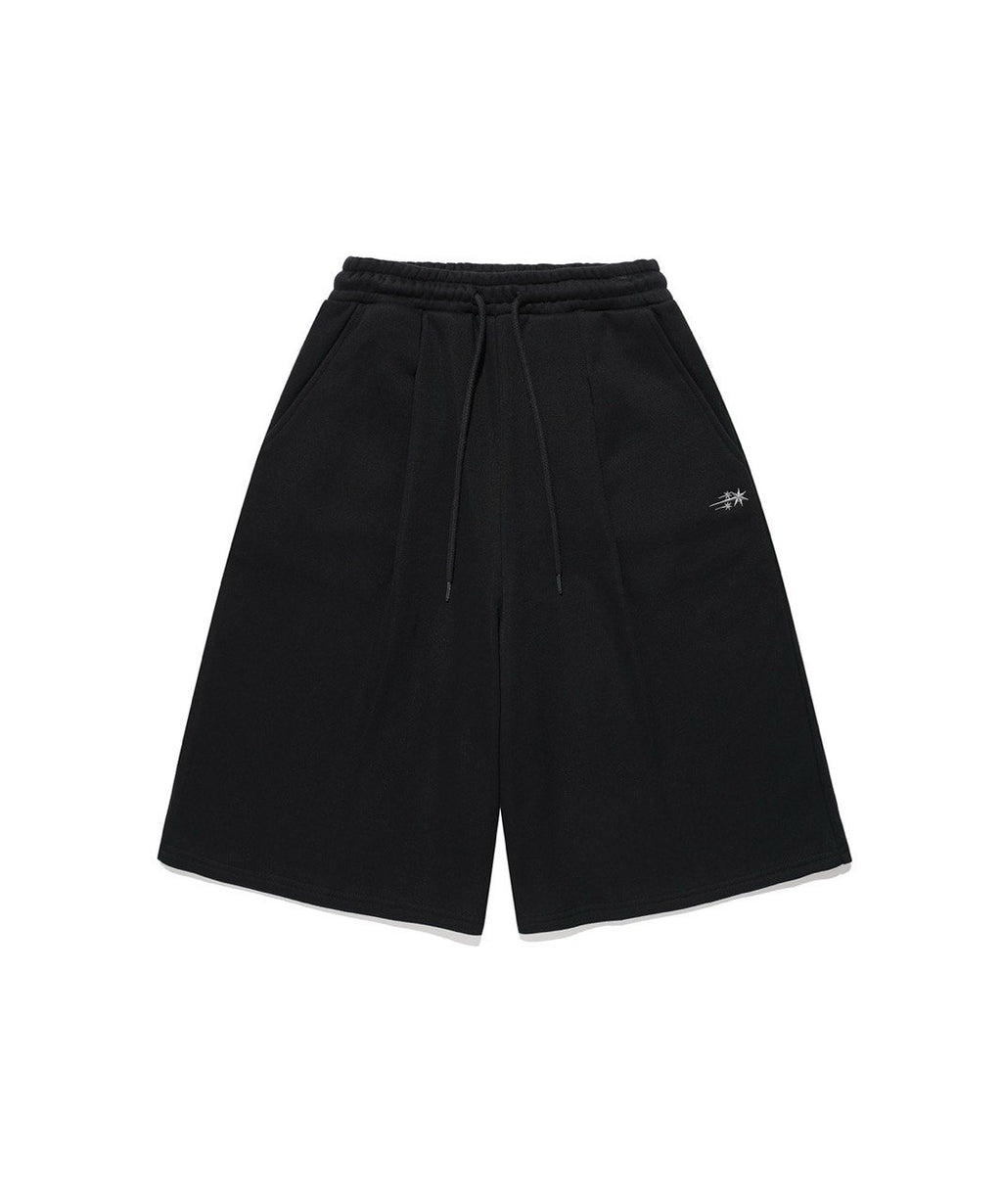 【niceghostclub】bermuda sweat shorts [ blue / black / grey ]