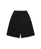 【niceghostclub】bermuda sweat shorts [ blue / black / grey ]