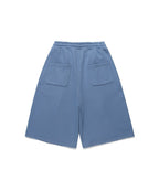 【niceghostclub】bermuda sweat shorts [ blue / black / grey ]