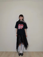 蘋果蝴蝶結oversized T