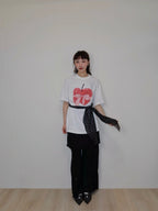 蘋果蝴蝶結oversized T