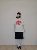 蘋果蝴蝶結oversized T