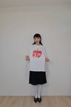 蘋果蝴蝶結oversized T