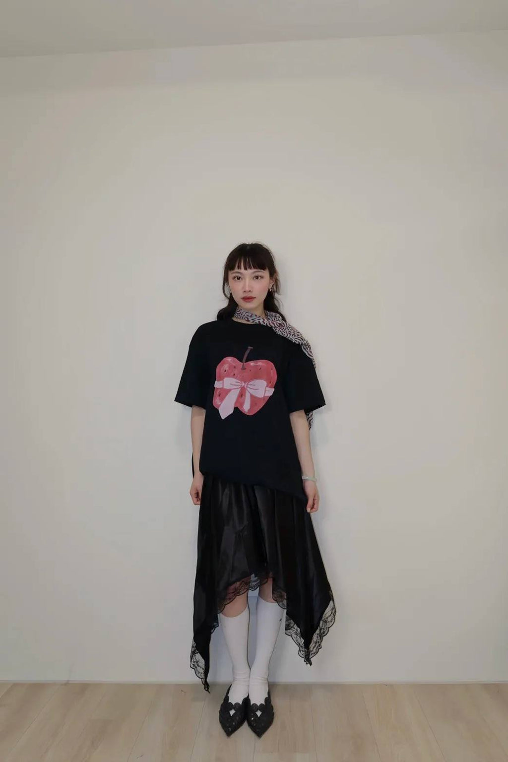 不規則緞面裙