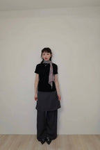 扭扭假兩件bra T