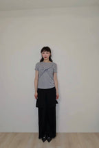 扭扭假兩件bra T