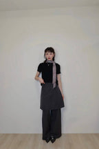 扭扭假兩件bra T