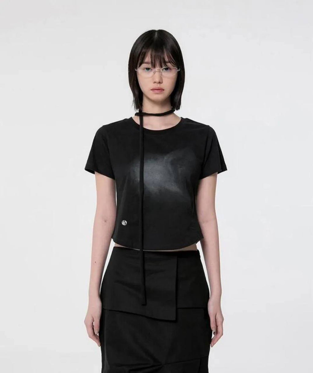 【Flare up】Vanish T-Shirt [Black / White]