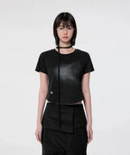 【Flare up】Vanish T-Shirt [Black / White]