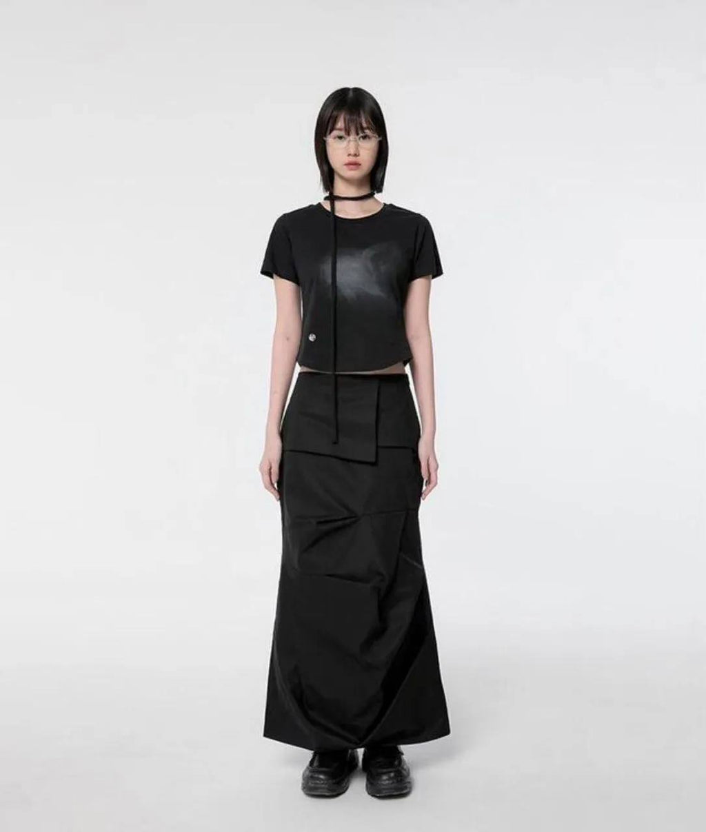 【Flare up】Vanish T-Shirt [Black / White]