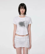 【Flare up】Vanish T-Shirt [Black / White]