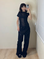 【Fancy Club】BACK CROSS TEE [5 colors]