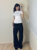【Fancy Club】BACK CROSS TEE [5 colors]