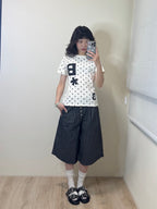 【BAUF】B logo 點點/條紋短袖 - 5 colors