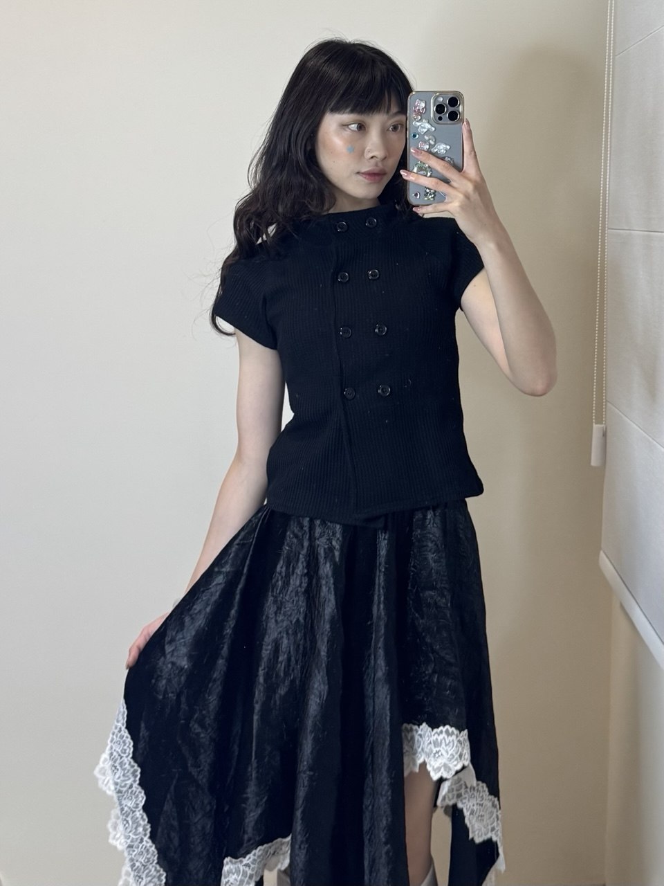 【FTW】立領雙排扣短袖