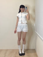 【CICLO】Gracie Button Top - 3 colors