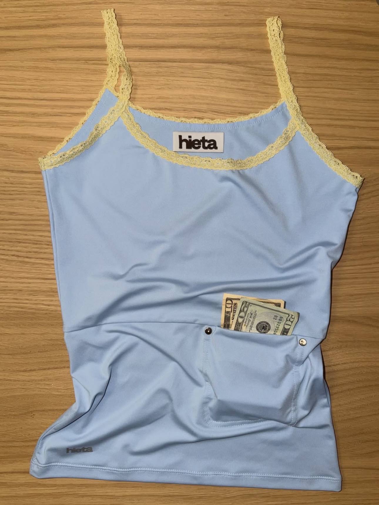 【hieta】Pocket Lace Cami - 3 colors