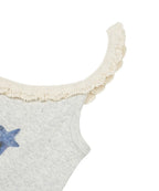 【COYSEIO】VINTAGE PUPPY LACE SLEEVELESS [ MELANGE / PURPLE ]