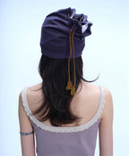 【COYSEIO】VINTAGE PUPPY LACE SLEEVELESS [ MELANGE / PURPLE ]