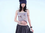 【COYSEIO】VINTAGE PUPPY LACE SLEEVELESS [ MELANGE / PURPLE ]