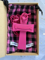 【SCULPTOR】Cross Stud Strap Wallet - 5 colors