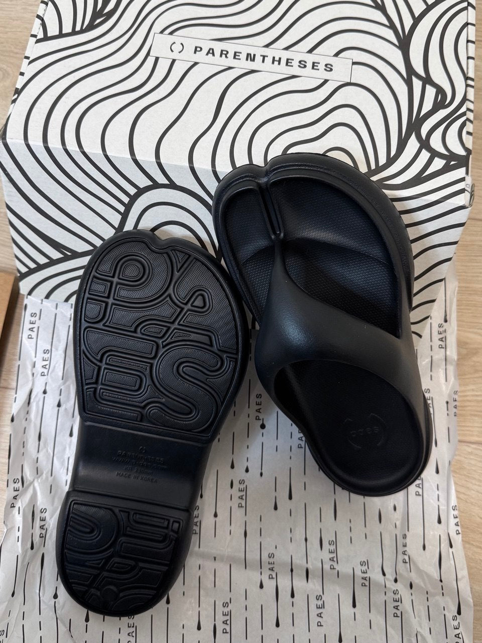【PAES】Flipflop 02 / 厚底夾腳拖鞋 - 5 colors