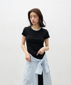 後挖洞蝴蝶結短袖 - 3 colors