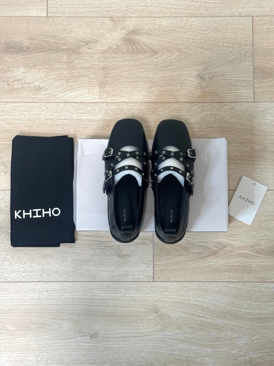 【KHIHO】Travel Flat Mary Jane [ Black / Brown ]