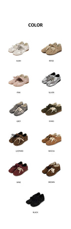 【KHIHO】 PINKING MARY JANE SNEAKERS - 11 colors