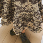 MIDDLE FRILL SKIRT - CAMO