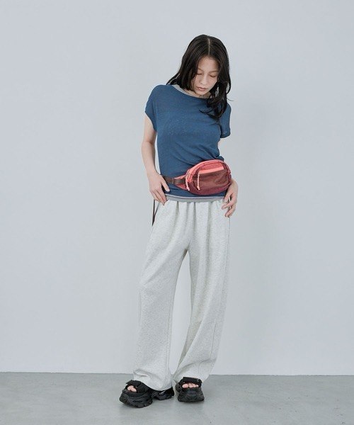 【JEANASIS】側邊抓皺假兩件短袖 - 3 colors