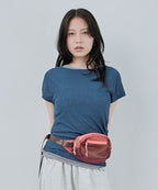 【JEANASIS】側邊抓皺假兩件短袖 - 3 colors