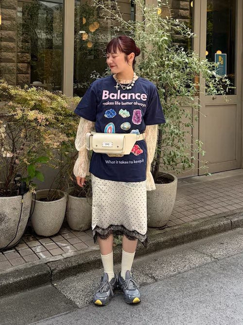 【CIAOPANIC】圓點圖案緞面刺繡五分裙 - 3 colors
