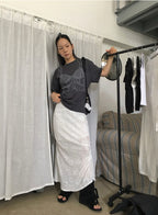 【3hreeto8ighty】SNAP CORSET GRAPHIC T-SHIRT - 2 colors