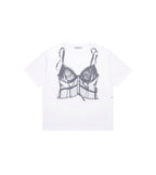 【3hreeto8ighty】SNAP CORSET GRAPHIC T-SHIRT - 2 colors