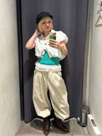 【WWG】澎澎袖短版襯衫