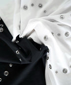 【seyto】3way reversible eyelet design tee