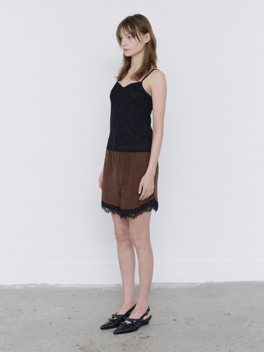 【3hreeto8ighty】LACE LAYERED SLEEVELESS - 2 colors