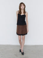 【3hreeto8ighty】LACE LAYERED SLEEVELESS - 2 colors