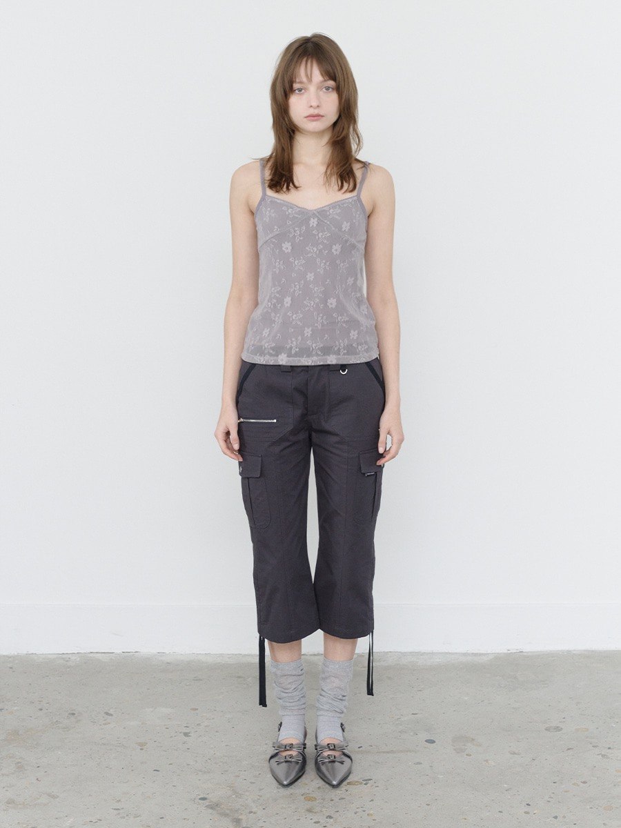 【3hreeto8ighty】LACE LAYERED SLEEVELESS - 2 colors