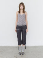 【3hreeto8ighty】LACE LAYERED SLEEVELESS - 2 colors