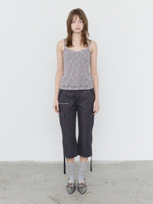 【3hreeto8ighty】LACE LAYERED SLEEVELESS - 2 colors