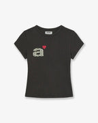 【aeae】DOT SMALL LETTER TEE - 4 colors
