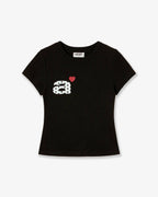 【aeae】DOT SMALL LETTER TEE - 4 colors