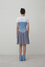 【3hreeto8ighty】Corset Layered T-Shirt